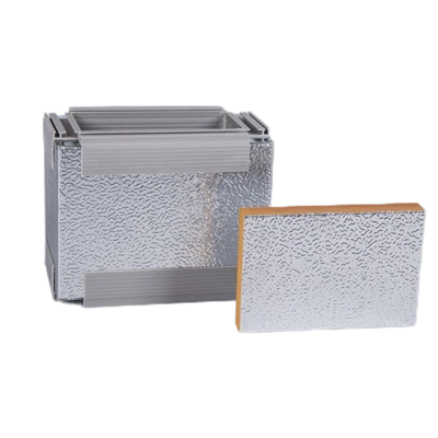 پنل کانال فنولیک پیش عایق شده با مواد تهویه مطبوع جدید برای کانال هوای فنولیک HVAC